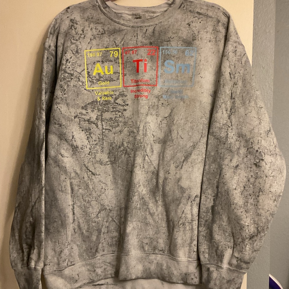 Comfort Colors Gray Graphic Crewneck Sweater